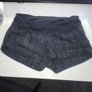 grey lululemon shorts